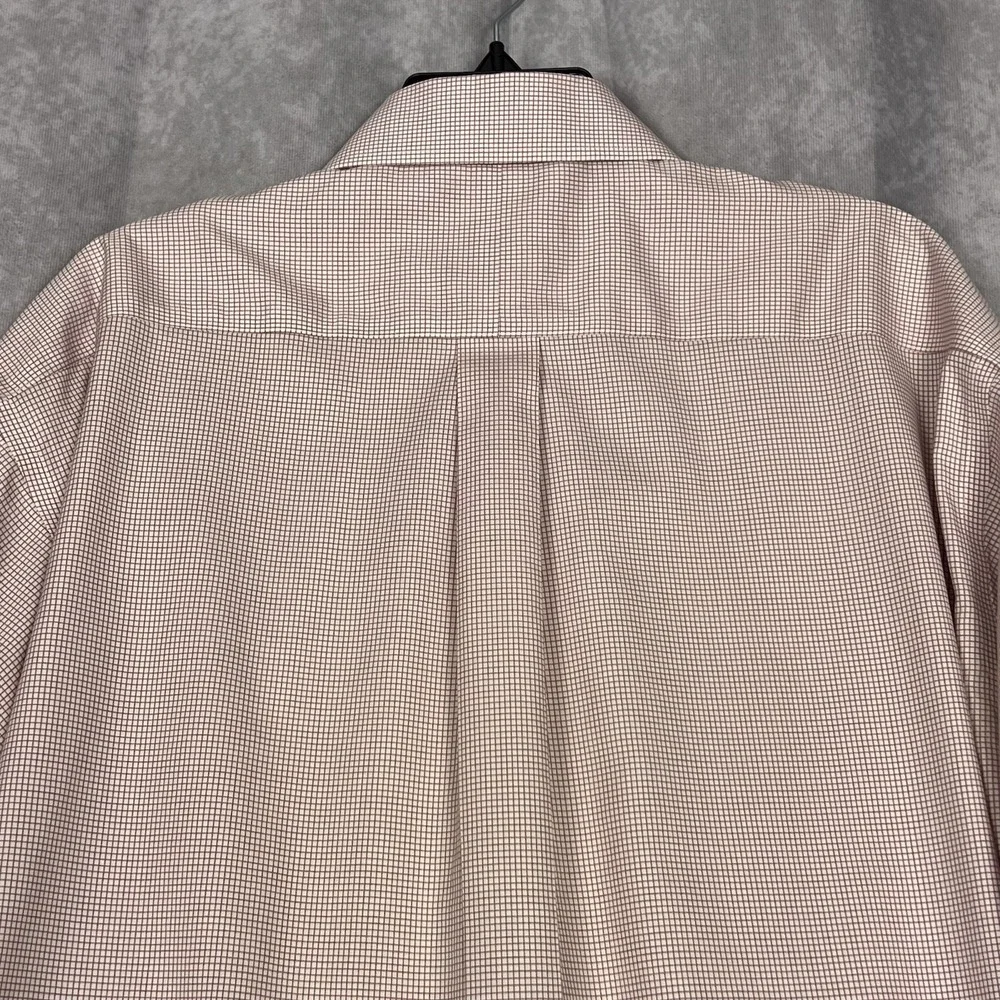 Forsyth of Canada Men's Plaid Wrinkle Free Long Sleeve Dress Shirt 17.5-35/35 - Picture 10 of 13